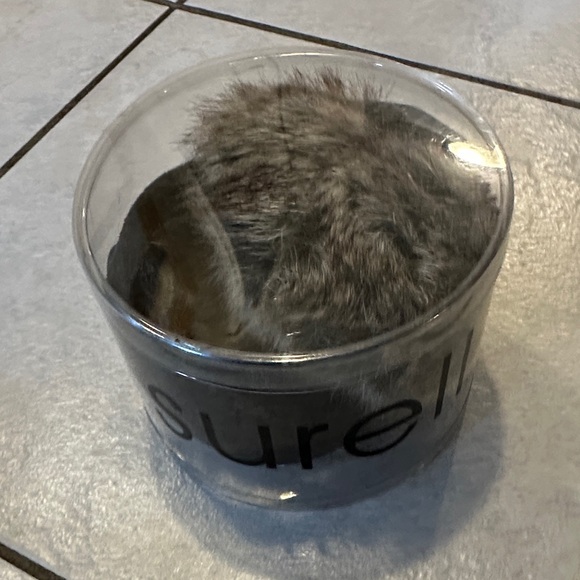 Surell Black and Gray Faux Fur Earmuffs - Picture 3 of 3